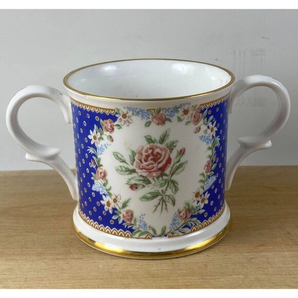 Vintage Double Handle Mug  "For My Sweetheart"  The National Trust English Fine - Picture 6 of 6